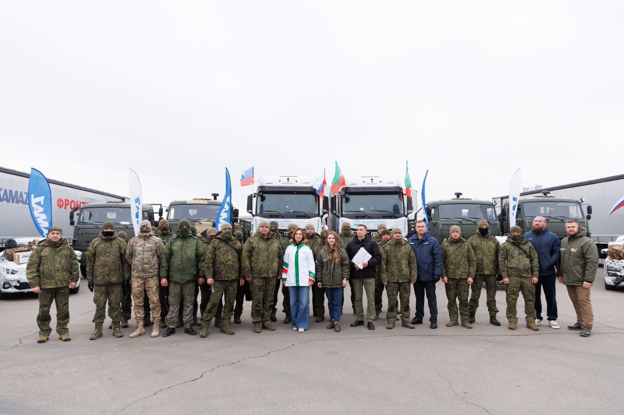 Гуманитарный груз от «КАМАЗа» передан бойцам СВО