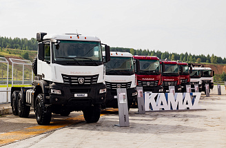 В Казани прошёл тест-драйв автомобилей КАМАЗ поколения К5