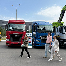 Автотехника КАМАЗ презентована на выставке в Казахстане