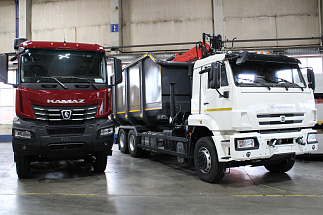 «КАМАЗ» презентовал новейшую автотехнику столичному оператору по обращению с ТКО