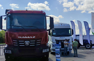 Автотехника КАМАЗ на выставке в Чебоксарах