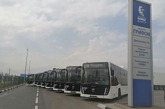 Десять газомоторных автобусов НЕФАЗ для Ростова-на-Дону