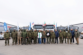 Гуманитарный груз от «КАМАЗа» передан бойцам СВО