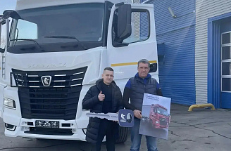 Парк сибирского перевозчика пополнил автомобиль КАМАЗ-54901