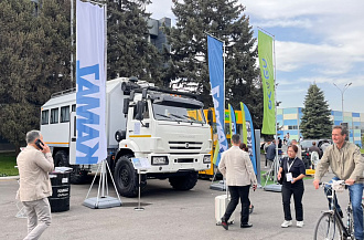«КАМАЗ» представил обновлённый полноприводный автомобиль поколения К3 на выставке в Казахстане