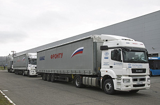 «КАМАЗ» готовит к отправке в зону СВО очередную партию гуманитарного груза