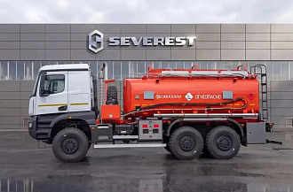 На российском рынке представлен новый автотопливозаправщик на шасси КАМАЗ-65959 