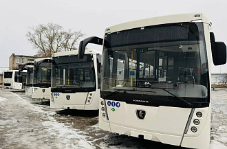 В Череповец поступили газомоторные автобусы НЕФАЗ