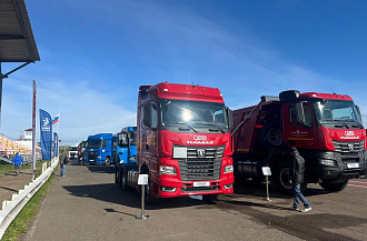 «КАМАЗ» провёл тест-драйв высокотехнологичной техники К5 в Красноярске